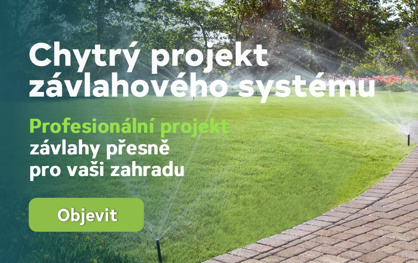 Chytrý projekt závlahového systému – profesionální návrh závlahy přesně pro vaši zahradu