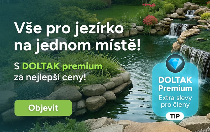Kompletní sortiment nejen pro zahradní jezírka + exkluzivní slevy s DOLTAK Premium členstvím
