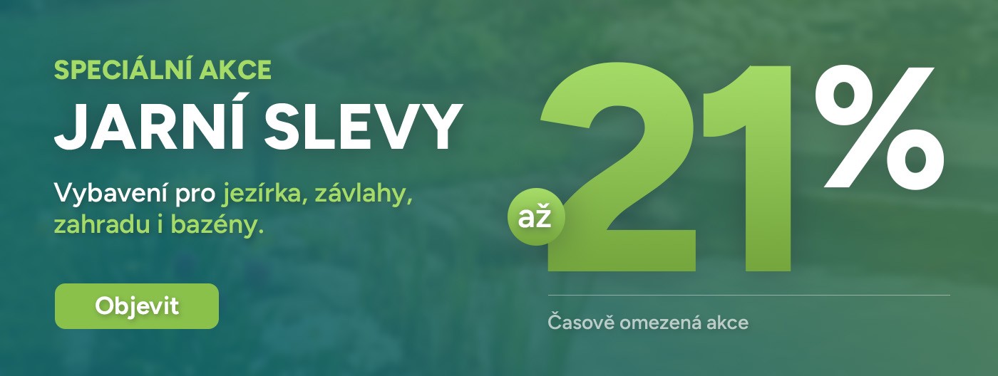 Speciální jarní akce se slevami až 21 % na zahradní vybavení