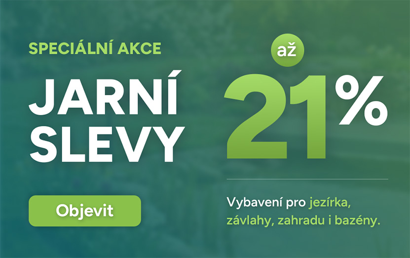 Speciální jarní akce se slevami až 21 % na zahradní vybavení