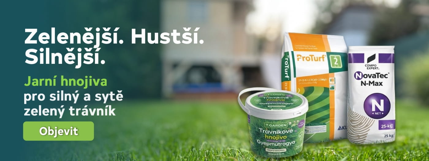 Jarní hnojiva pro profesionální péči o trávník