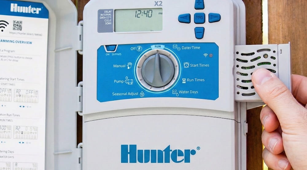 Návod k nastavení řídící jednotky Hunter X2: Programování krok za krokem